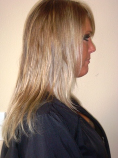 Before Hair Extensions, Back View