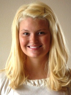 After Hair Extensions, Front View