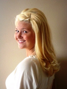 After Hair Extensions, Side View