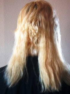 Before Hair Extensions, Back View