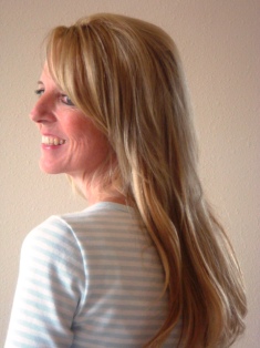 After Hair Extensions, Side View