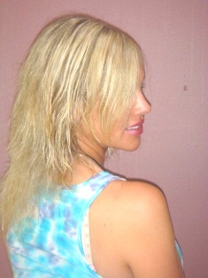 Before Hair Extensions, Back View