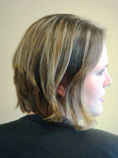 Before Hair Extensions, Back View